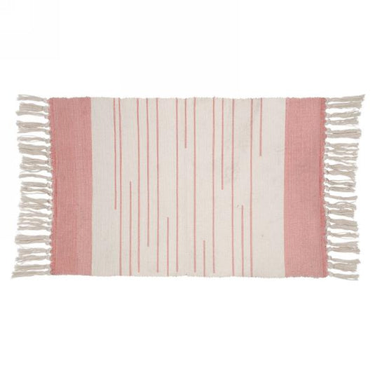 Blush Stripe Floor Mat