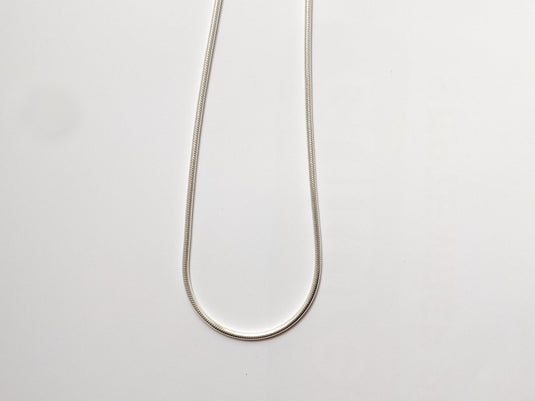 Snake Chain, Thick in Sterling Silver (2mm)