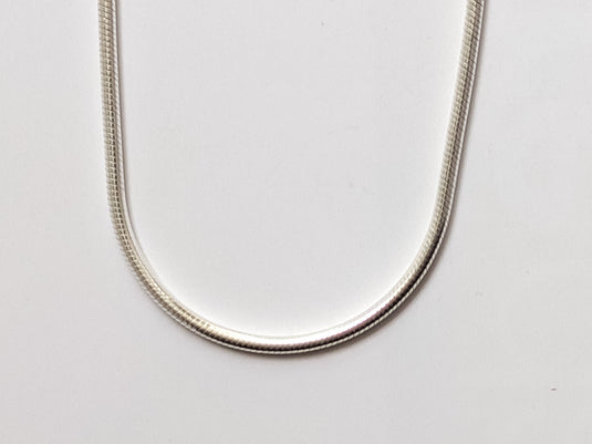 Snake Chain, Thick in Sterling Silver