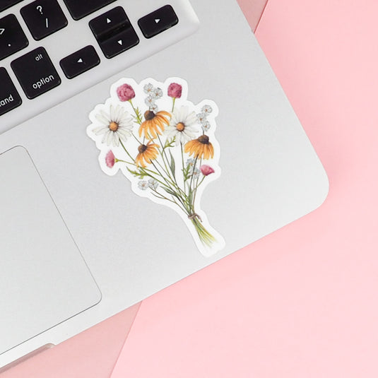 Wildflower Bouquet Sticker