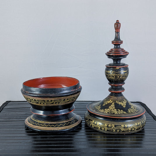 Vintage Decorative Alms Bowl