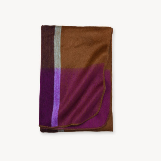 Alpaca Blend Throw, Gilmore Stripe