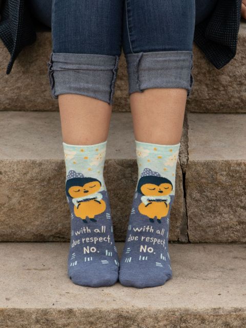 With All Due Respect No : Women's Socks