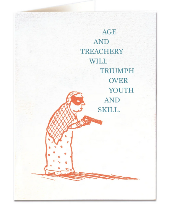 Age and Treachery. Card