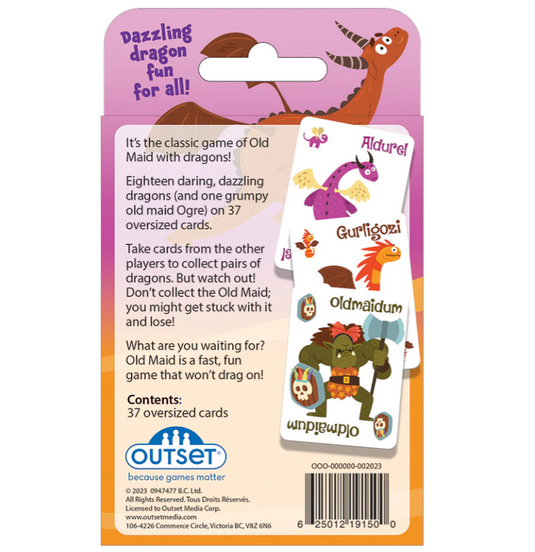 Dragon's Old Maid Card Game