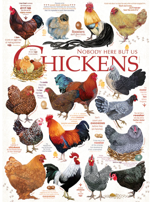 Load image into Gallery viewer, Jigsaw Puzzle : Chicken Quotes
