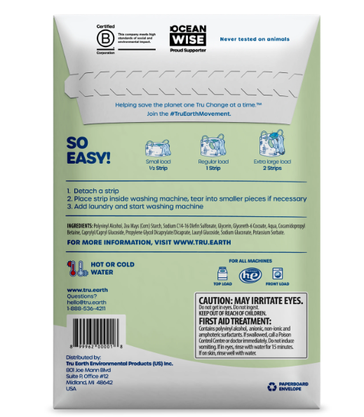 Eco-strips Laundry Detergent (Fragrance Free)