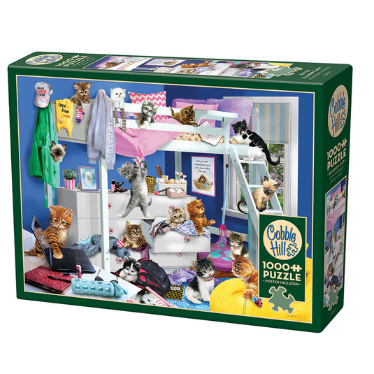 Jigsaw Puzzle Kitten Slumber Party