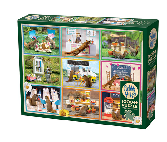 Jigsaw Puzzle : Squirrels Around Town