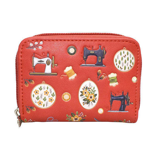 Essentials Wallet - Sewing in Red