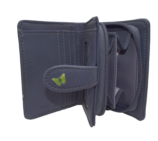 Small Wallet : Kittens in Grey