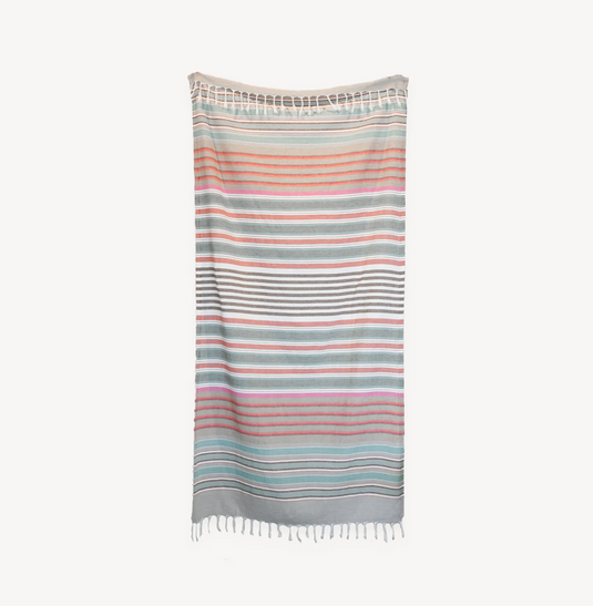 Turkish Towel : Patio Stripe in Shadow