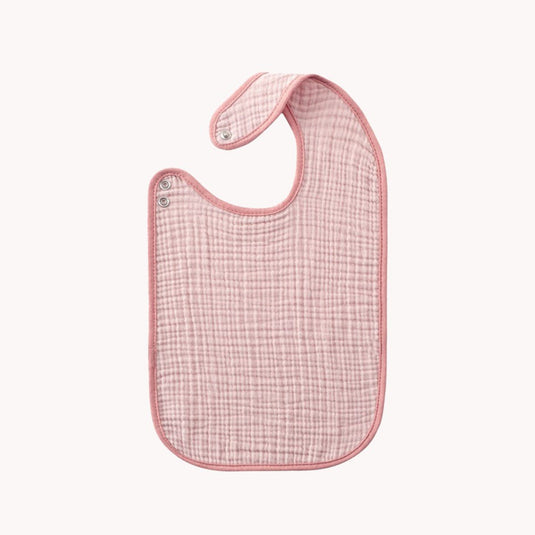 Baby Bib in Crinkle Cotton : Seashell