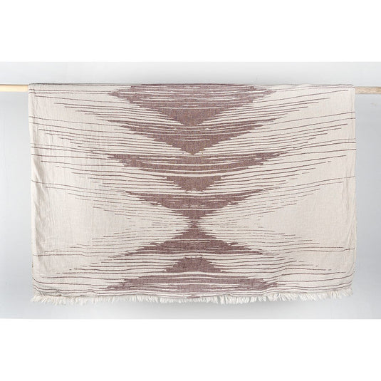 Fleece Lined Throw in Sound Waves