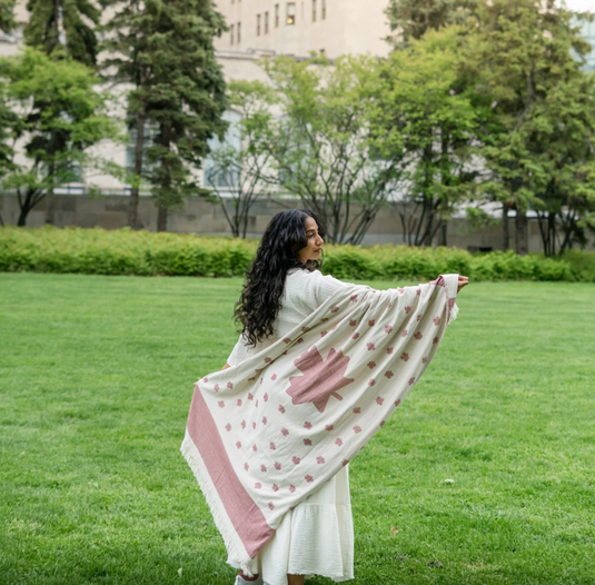 Cotton Multi-use Towel in Maple Leaf