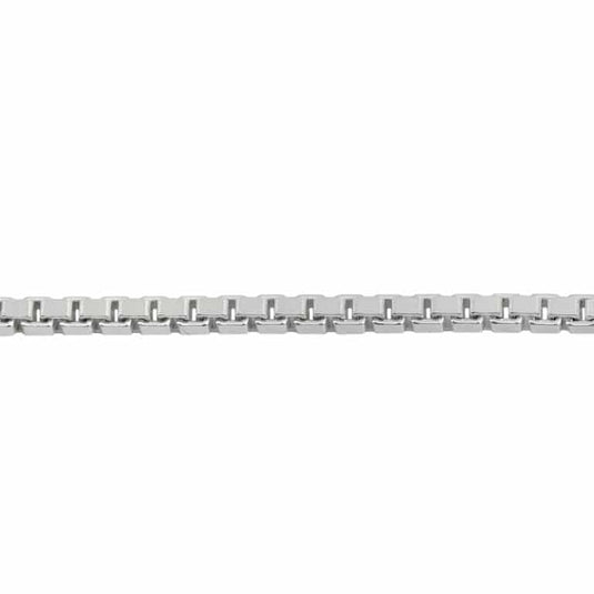 Box Chain, in Sterling Silver (1mm)