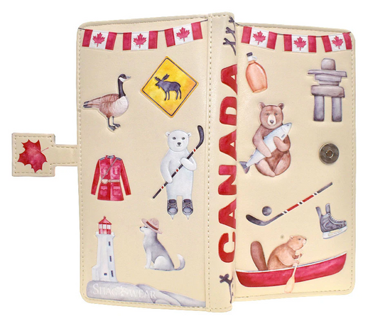 Wallet - Canadiana in Cream