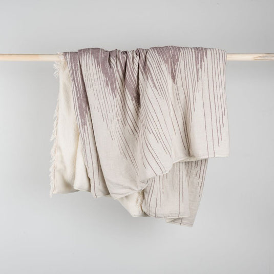 Fleece Lined Throw in Sound Waves