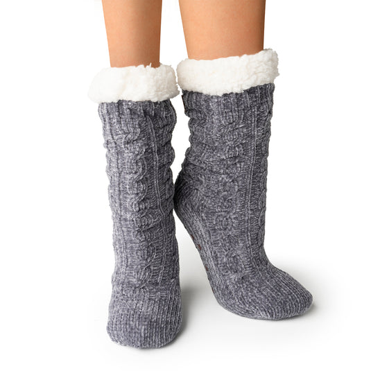 Beyond Soft Slipper Socks in Grey