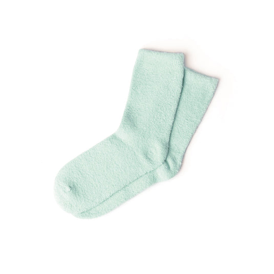 You Had Me At Aloe Super Soft Spa Socks in Aqua