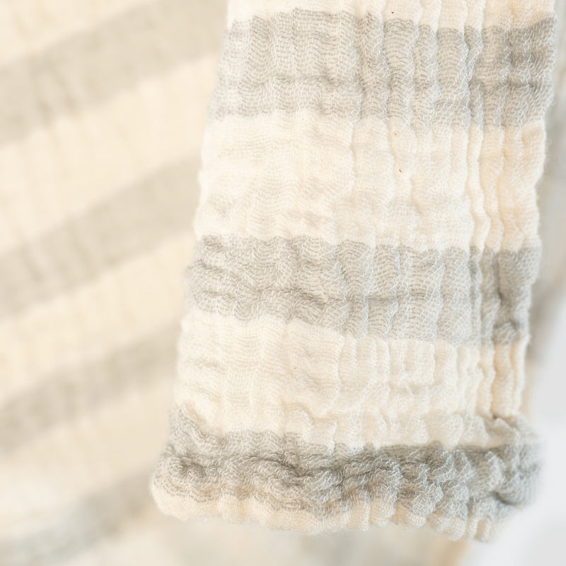 Load image into Gallery viewer, Baby Muslin Blanket : Sailor Grey
