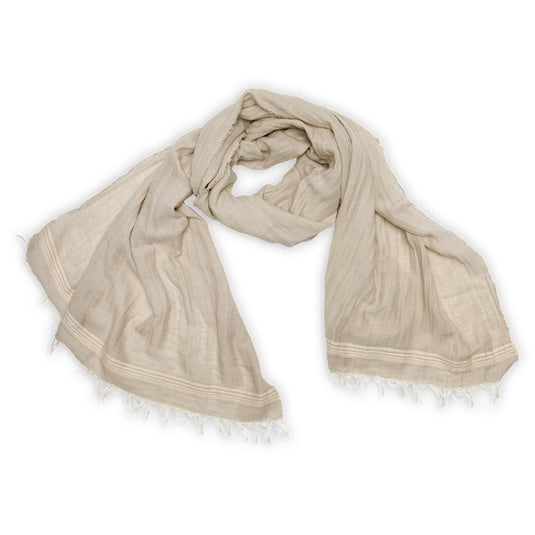 Harlow Fashion Scarf in Parchment