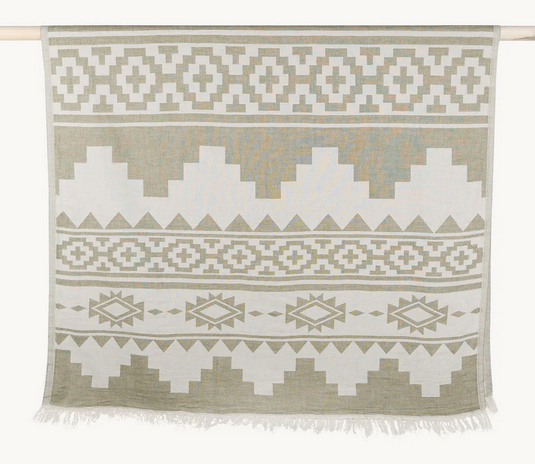 Turkish Towel :  Atzi  in Moss