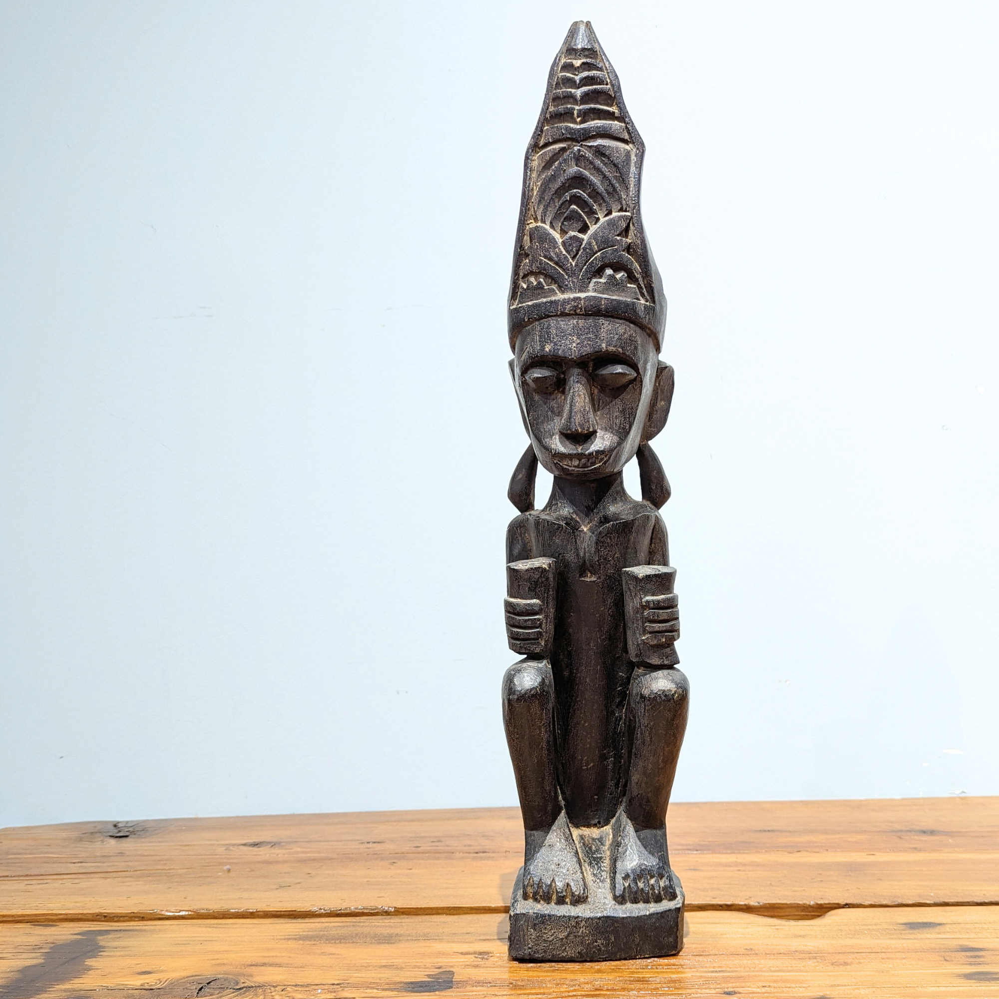 Vintage Wood Statue | Rice God from Papua New Guinea – Shop Green Gecko