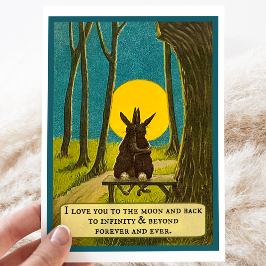 I Love You To The Moon And Back | Greeting Card.