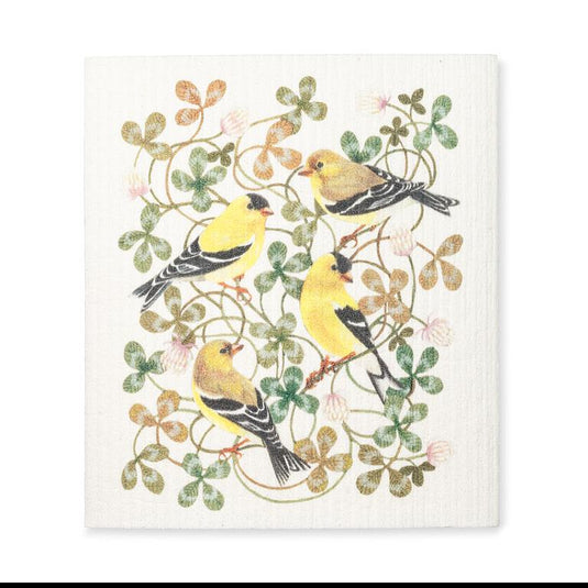 Gold finch Eco-Dishcloth single