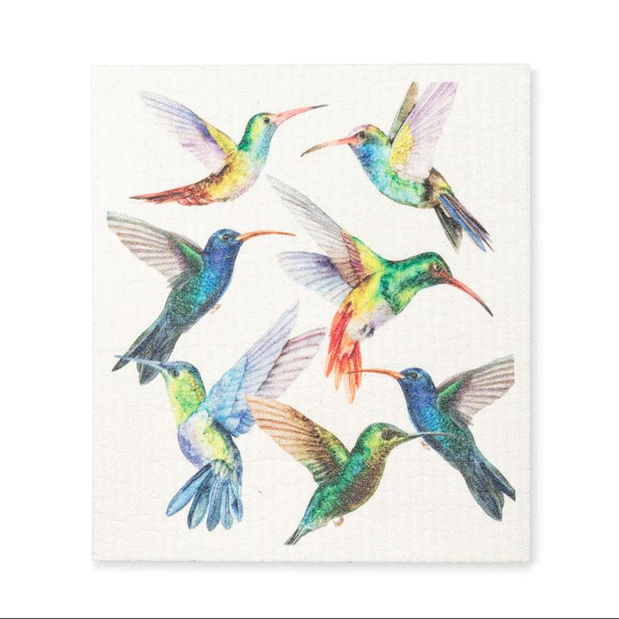 Hummingbirds Eco-Dishcloth