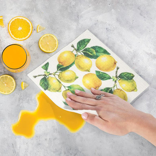 Lemons Eco-Dishcloth