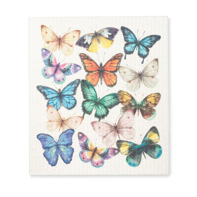 Butterflies Eco-Dishcloth