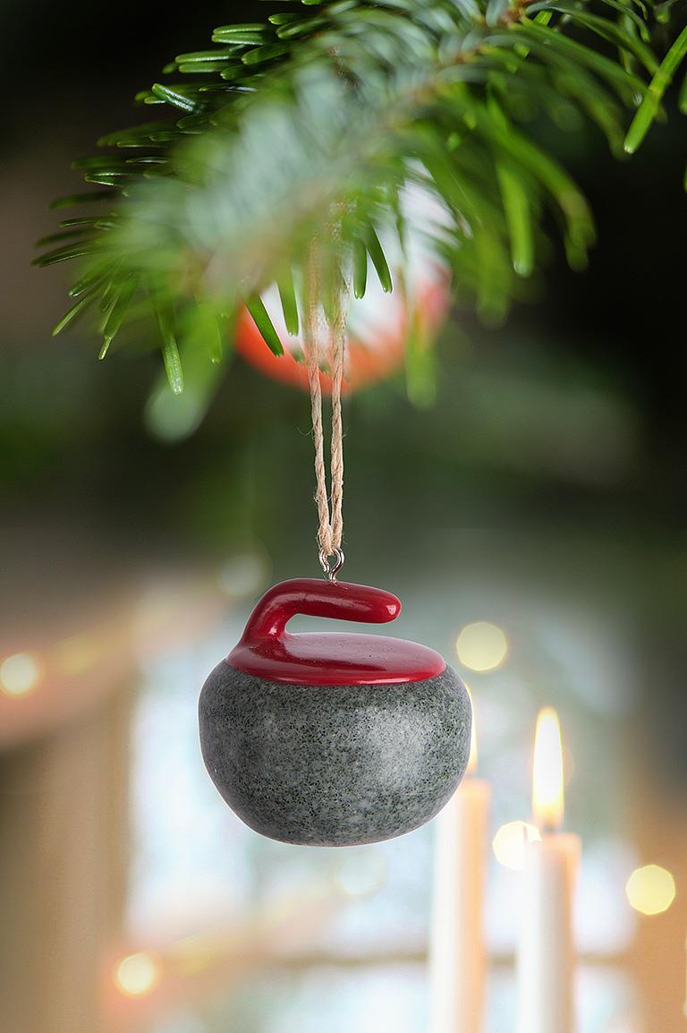 Load image into Gallery viewer, Curling Stone Ornament
