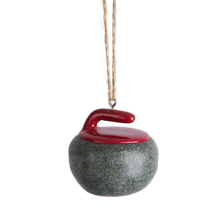 Load image into Gallery viewer, Curling Stone Ornament
