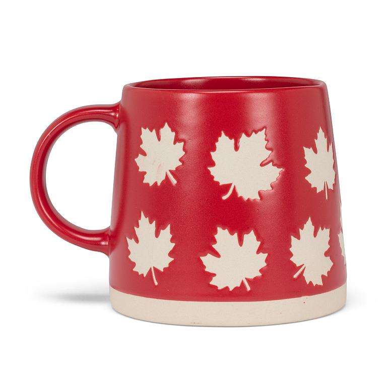 Load image into Gallery viewer, Maple Leaves Wide Base Mug
