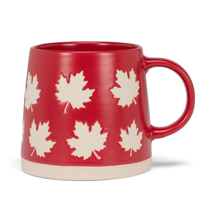 Maple Leaves Wide Base Mug