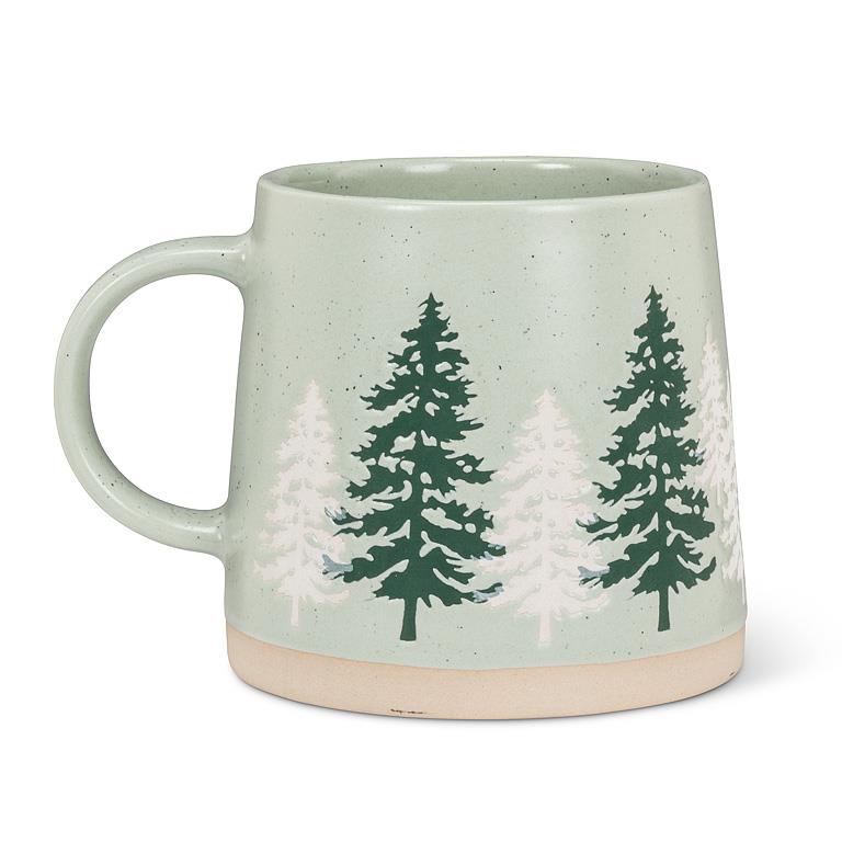Load image into Gallery viewer, Pine Trees Oversized Mug
