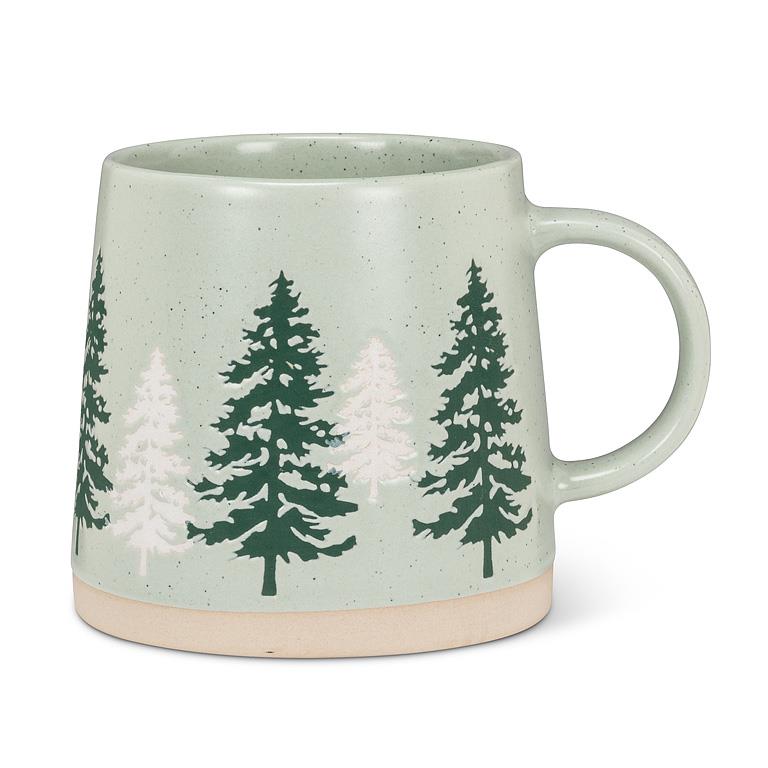Load image into Gallery viewer, Pine Trees Oversized Mug
