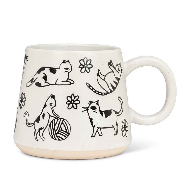 Load image into Gallery viewer, Cat Sketches Oversized Mug
