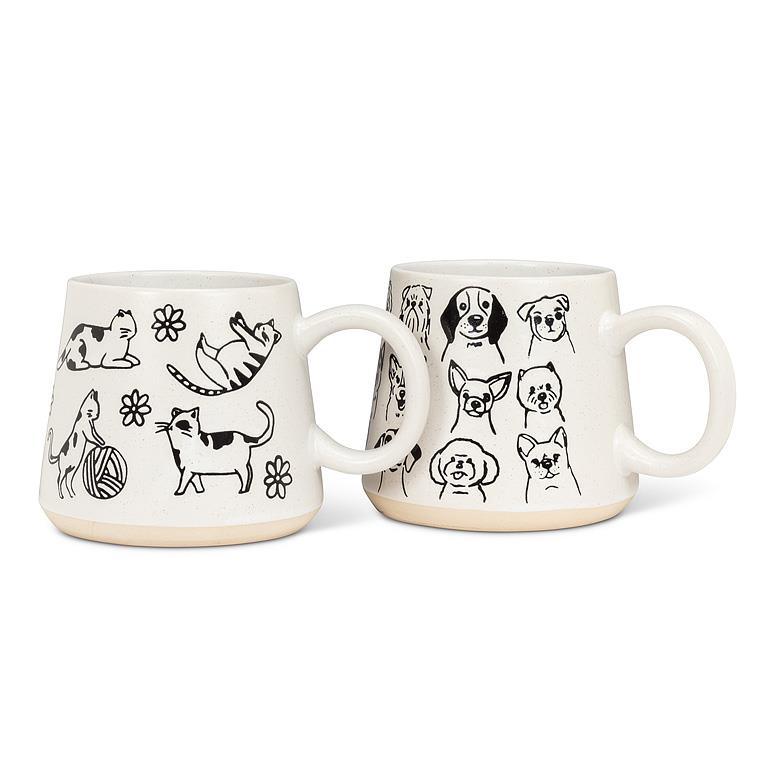 Load image into Gallery viewer, Dog Sketches Oversized Mug
