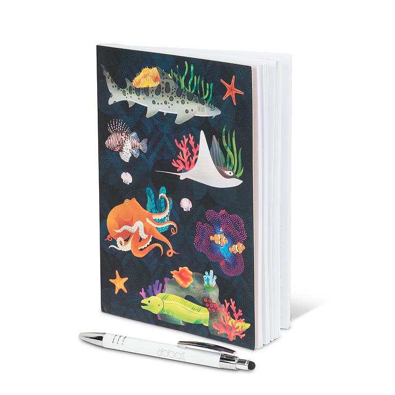Load image into Gallery viewer, Marine Design Lined Notebook
