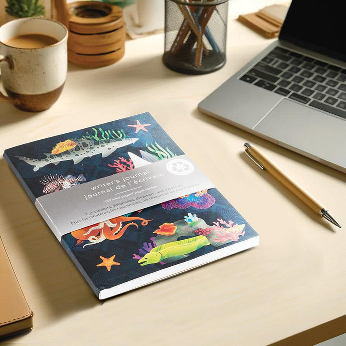 Marine Design Lined Notebook