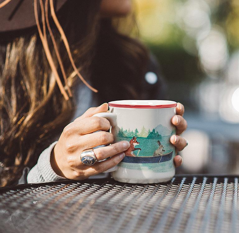 Load image into Gallery viewer, Paddling Animals Mug

