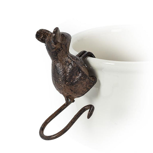 Perched Mini Mice Cast Iron