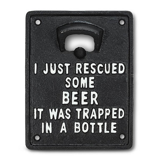 Rescued a Beer | Wall Bottle Opener