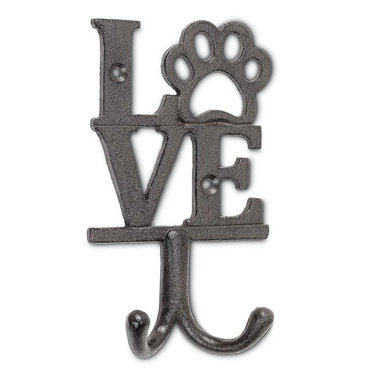 Love with Dog Paw Double Hook
