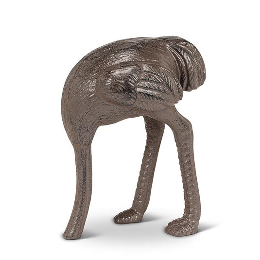 Cast Iron Ostrich Hiding its Head