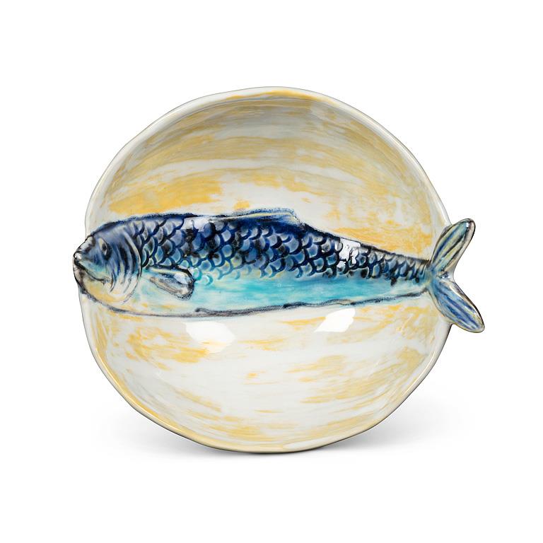 Load image into Gallery viewer, Round Slim Fish | Small Bowl
