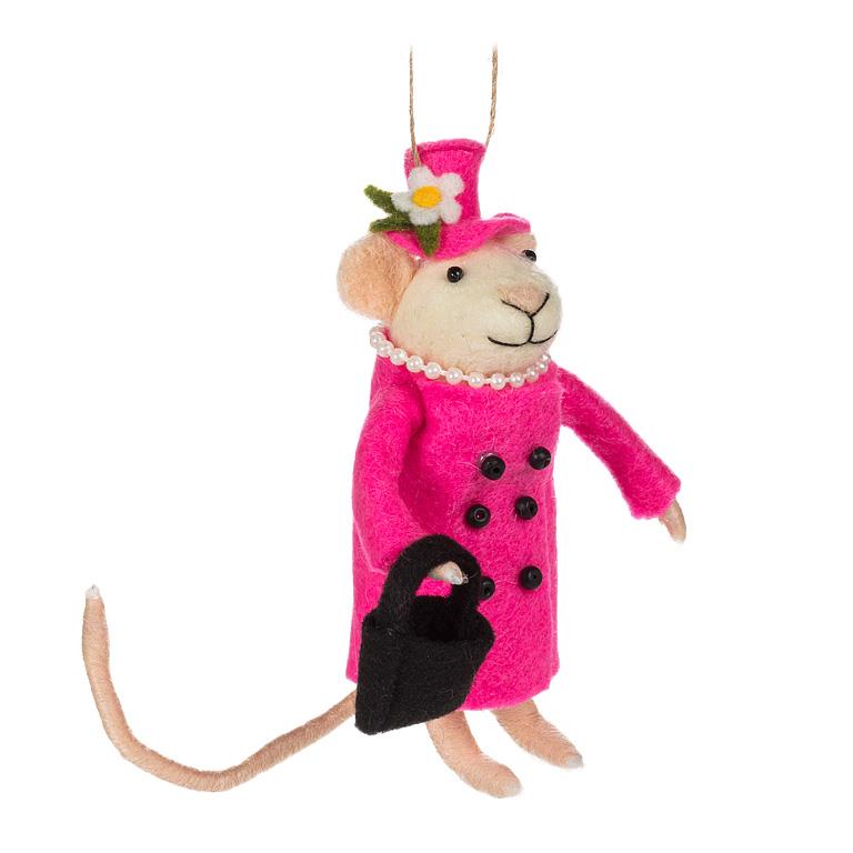 Load image into Gallery viewer, The Queen Mum Mouse Ornament
